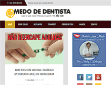 Tablet Screenshot of medodedentista.com.br